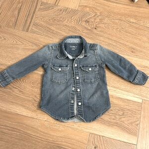 Baby gap jean shirt/shacket